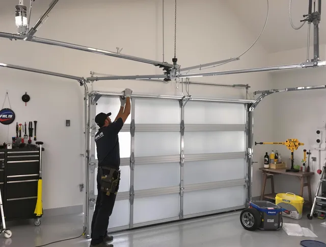 Wareham Garage Door Repair certified team performing precision garage door installation in Wareham
