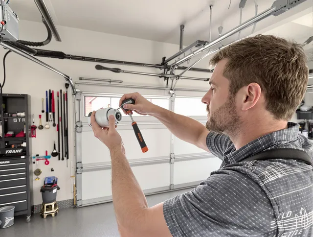 Garage door opener repair service by Wareham Garage Door Repair in Wareham